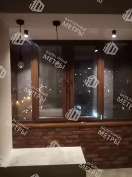 Отделка с объединением балкона и комнаты Отделка с объединением балкона и комнаты