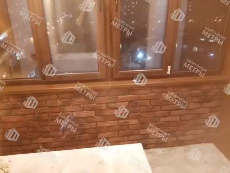 Отделка с объединением балкона и комнаты Отделка с объединением балкона и комнаты