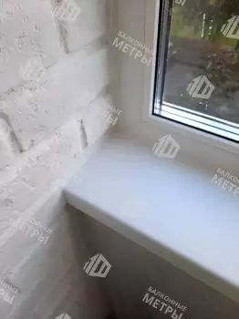 Отделка и остекление Г-образного балкона Отделка и остекление Г-образного балкона