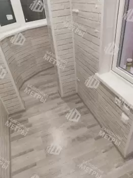 Отделка балкона с установкой теплого пола Отделка балкона с установкой теплого пола