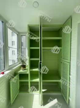 Зона отдыха с оранжереей на лоджии Зона отдыха с оранжереей на лоджии