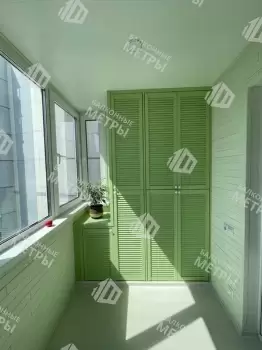 Зона отдыха с оранжереей на лоджии Зона отдыха с оранжереей на лоджии