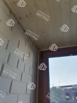 Отделка стен и потолка на балконе Отделка стен и потолка на балконе