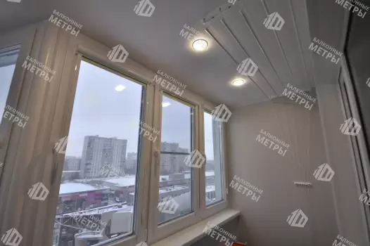 Теплое остекление балкона Сапожок окнами ПВХ Brusbox Теплое остекление балкона Сапожок окнами ПВХ Brusbox