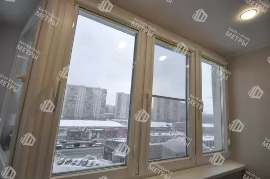 Теплое остекление балкона Сапожок окнами ПВХ Brusbox Теплое остекление балкона Сапожок окнами ПВХ Brusbox