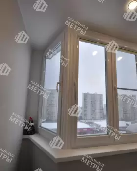 Теплое остекление балкона Сапожок окнами ПВХ Brusbox Теплое остекление балкона Сапожок окнами ПВХ Brusbox