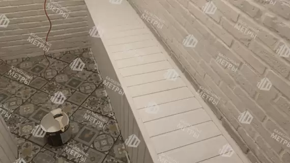 Отделка с утеплением балкона Сапожок Отделка с утеплением балкона Сапожок